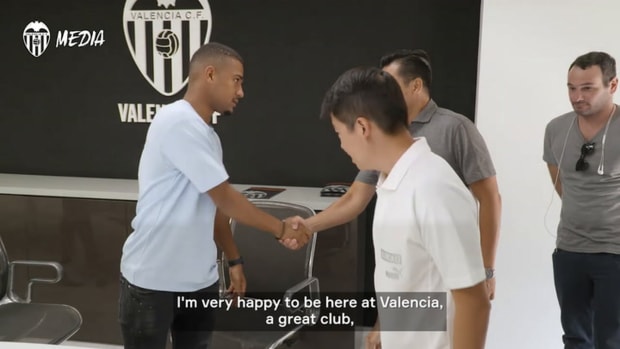 Samuel Lino's first interview as Valencia player